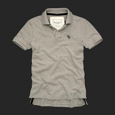 Abercrombie Fitch Hombres Polo Corto Remera AF7057